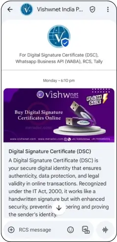 rcs rich card